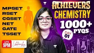 CSIR NET Chemistry June 2026 | 1000+ PYQs Practice | MPSET | RSET | CGSET | NET | GATE | TSSET