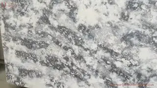 Cloud Burst Quartz Slab - Nile Stone  @QuartzWorktopsNearMe