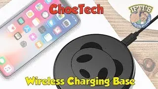 ChoeTech Wireless Qi Charging Pad - UP TO 10w OF POWER for iPhone 8/X / Samsung!