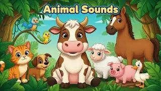 Animal Sounds Song | Learn Animal Sounds for Kids | Fun Nursery Rhyme #kidssongs #kids #cartoon #fun