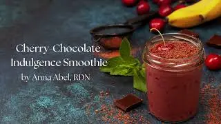 Cherry chocolate smoothie