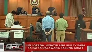 QRT: Jun Lozada, hinatulang guilty para sa isa sa dalawang kasong graft