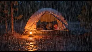 Relaxing Camping Rain Sounds ⛺ Stress Relief, Deep Sleep & Insomnia Relief