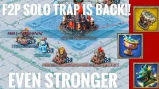 F2P solo trap gear upgrades, cabinet review and some kvk action | Lord's mobile #lordsmobile #kvk