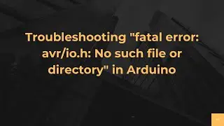 Troubleshooting 