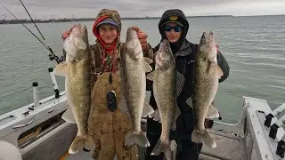 Trolling COLD Water for Lake Erie Walleye