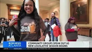 Hundreds advocate for causes on the first day of Georgia&rsquo;s 2026 legislative session 