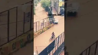 Breaking: Jammu hit by massive flash floods 🌊 #jammu #flashflood #viral #breakingnews #staysafe