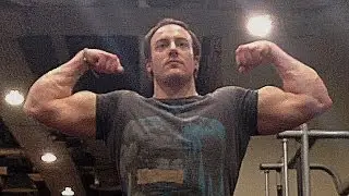 Drug Free Bodybuilder Deadlifts 220kg, plus posing and Tricep Training!