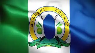 Makueni County Flag Waving Animation