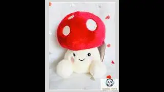 Palm Pals Amanita Mushroom Soft Toy