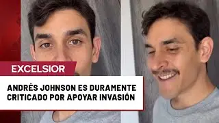 Influencer Andr&eacute;s Johnson es duramente criticado por comentarios sobre una invasi&oacute;n