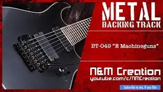 Fast Metal Backing Track in Em | BT-049
