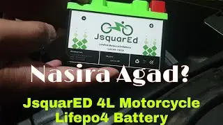Lifepo4 Motorcycle Battery I Mio i 125 Battery I JsquarED Hindi Tumagal