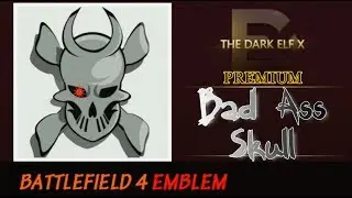 Battlefield 4 Emblem - Bad Ass Skull (PREMIUM)