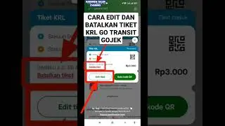Cara edit dan membatalkan tiket KRL Go Transit #shorts #gotransit