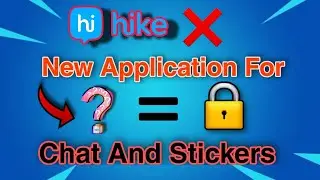 Hike Alternative App Best App For  Hidden Chat And Stickers || Hike Jaisa app