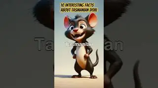 Learn 10 interesting facts about Tasmanian devils #learn #facts #tasmania #devil #shorts