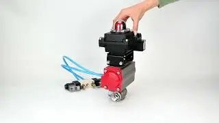 Elephant BV3232P(4pc)-SP-3WL-T-ISO-H | Spring-Return Pneumatic Ball Valve 🚀