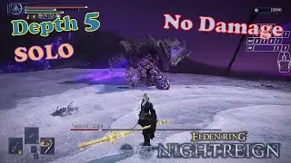 Dagger Duchess SOLO No Damage vs Depth 5 Adel Baron of Night - Elden Ring Nightreign