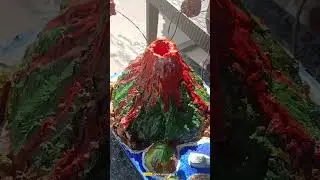 how make working Modle volcano at home,working model of volcano eruption,