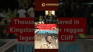 Thousands gather in Kingston to honor reggae legend Jimmy Cliff #news #jimmycliff #jamaica #reggae