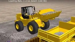 Batching plant operation an animation