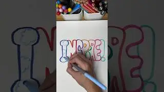 💡Spark your creative genius with fun COLORFUL lettering! 🌈