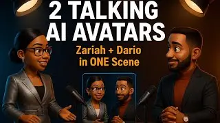 CRAZY HACK!! How to Make 2 AI AVATARS Have a CONVERSATION in one SCENE. 🤯 &mdash;STEP-By-STEP Tutorial. 
