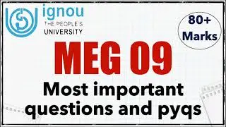 Meg 09 most important questions with answer December 2025 | Australian literature 