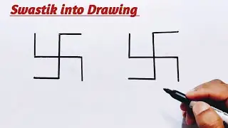How To Draw Red Fort Step By Step Easily | Swastik Into Red Fort Drawing | Red Fort Drawing Easy