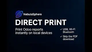 Odoo Direct Print Module | Instantly Print Reports, Labels & Invoices | odoo 16 | odoo 17