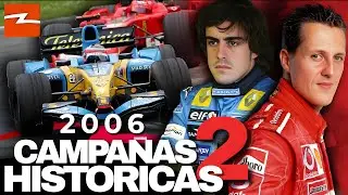CAMPAÑAS HISTORICAS DE F1 | TEMPORADA 2006 (PARTE 2)