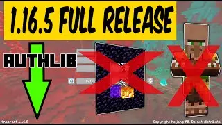 Обзор полной версии Minecraft 1.16.5 | Предупреждение о безопасности обновления!