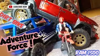 UNBOXING Adventure Force DIRT BIKE ADVENTURE Ram 1500!!!