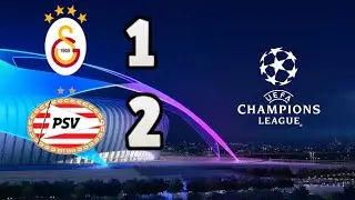 Galatasaray 1-2 PSV Özet Şampiyonlar Ligi Ön Eleme Rövanş Maçı