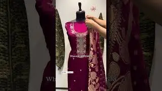 💖 Elegant Magenta Suit with Zari Embroidery & Pure Work Dupatta | Festive & Wedding Collection 🌸