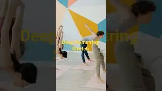 Deep Hamstring Stretch 🧘&zwj;♀️ | Pyramid Pose Yoga#shorts