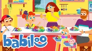Finger Family Song  👆 & Fruits and Vegetables Song 🍓🫛 Babiloo Nursery Rhymes & Kids Songs 🎶
