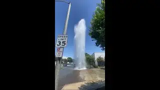 Car vs. Wet Barrel Fire Hydrant #shorts