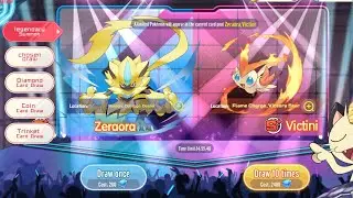 ZERORA & VICTINI  RED DRAW  | Megamon Asia , Let's get S+ Pokemon
