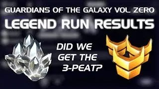 Guardians of the Galaxy Vol. Zero Legend Run Results | Marvel Contest of Champions