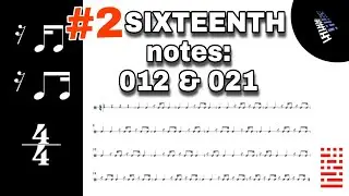 012 & 021 SIXTEENTH notes #2 | RHYTHM READING to Improve Your Skills!
