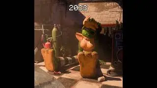 FNAF Glamrock Happy Frog over the years