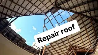 First Repair Roof In Black River Jamaica 🇯🇲 