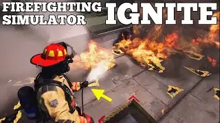 I tried using just the extinguisher in Firefighting Simulator: Ignite | PS5 4K