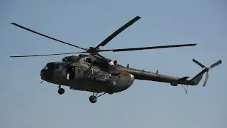 Mil Mi-171 HIP 2x Search and Rescue Mission Training by Czech Air Force at ILA 2014 Berlin Airshow