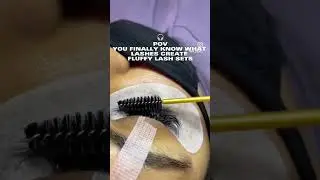 Fluffy Lash Extension Volume Set #shorts #volumelashextensions #lashes