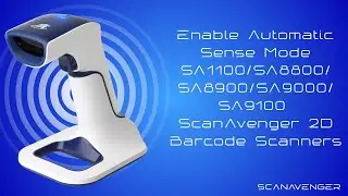 Enable Automatic Sense Mode &ndash; SA1000 / SA3500 / SA3600 ScanAvenger 1D Barcode Scanners