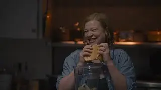 Meal Fit for a King scene  - Succession Finale